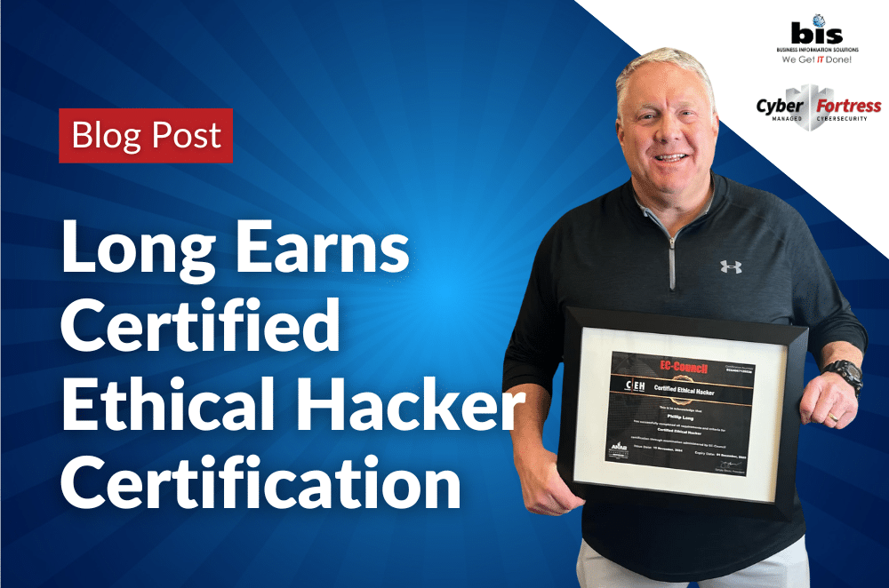 Long Earns Certified Ethical Hacker Certification