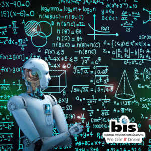 AI robot generating formulas